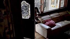 Punish Bratty Stepmom Aria Lee for Late Arrival