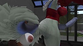 Sapphire's having a long day with all that oral and doggystyle action