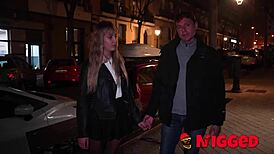 Daddy Arranges Interracial Fantasy for Lizzie Falconnat with Her Cuckold Sugar Daddy