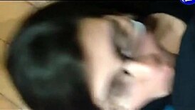 Gordita savors huge cock, oops, so big!