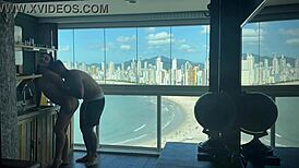 He called me to his duplex and I fucked that pretty black babe hard