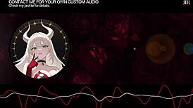 A blonde goth milf succubus is summoned in this femdom roleplay audio for monster cock action