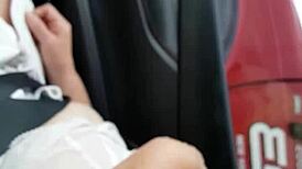 Mature Milf Flashes for Voyeur Truckers