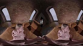 wedding night blowjob in dark vr 😍