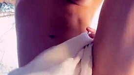 This horny blonde babe blew and banged rough in the woods. Outdoor amateur action got wild!