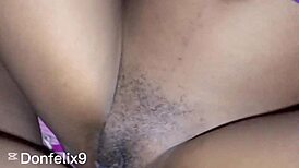 Petite black teen 18+ experiences intense quickie encounter