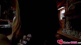 Punish Bratty Stepmom Aria Lee for Late Arrival