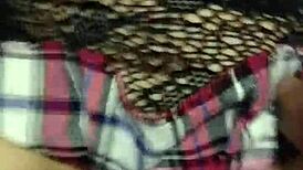 Latina prostitute gives blowjob in amateur sex