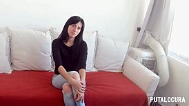 putalocura - la rusa cachonda sherry vine chupando y tragando lefa después de un masaje