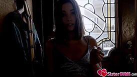 Punish Bratty Stepmom Aria Lee for Late Arrival