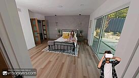 Macy Meadows üvey baba ve amcayla köpek stili grup sikişte eğiliyor