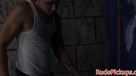 What happens when a stranded teen gets bound and fucked roughly outdoors?