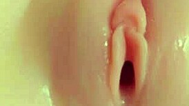 Closeup amateur threesome with monicamoments doll