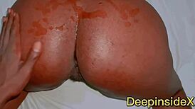 big black ass on the moon craves monster cock blowjob 😈