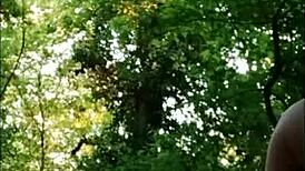 Watch Esclave F La Salope Get Wild in Forest with Dildo!