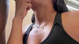 Latina Babe Deepthroats Bbc In Public With Brown Eyes