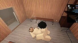 roblox and kitten get fucked in domination scene