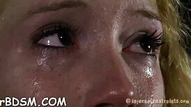 magical blonde girlie enjoys bdsm toys