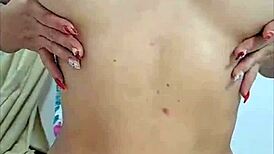 Latina Milf Masturbates With Cucumber