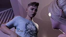 Eighteen-Year-Old Guy Triumphs with Babysitter at Home