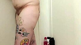 Look at these big natural tits dripping wet with soapy tight pussy.