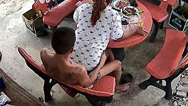 I got secretly filmed by a friend while banging a hot teen. Can’t believe we got caught mid-creampie!