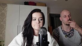 What secrets will the brunette mistress reveal while pegging her petite 18+ sub?