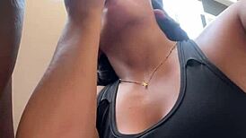 Latina Babe Deepthroats Bbc In Public With Brown Eyes