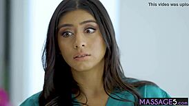 Sweet Teen 18+ Massages Hot Babes Pussy After Body Massage