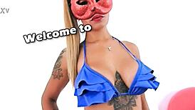 i crave that huge ass tiny waist big tits latina babe in lingerie