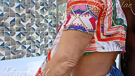 hey, Cleo Cadillac bangs with thick Brazilian stud