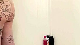 Look at these big natural tits dripping wet with soapy tight pussy.