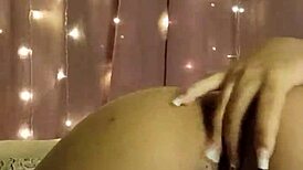 Horny young girl masturbates to her wild fantasies 😏