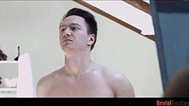 Hot Girl in Fishnets Without Panties!