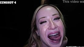 does alaina find the taste too salty at gloryhole?