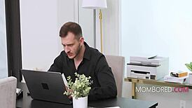 Stress Relief Inc Offers Intense Office Group Banging with Asian MILF Fucking