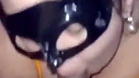 I give blowjob to cuckold while describing orgasm with another