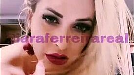 beautiful blonde woman with attractive features