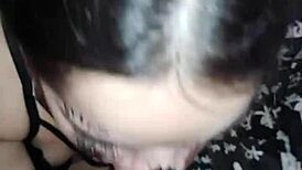 I received a deep blowjob from a beautiful brunette in Wellington