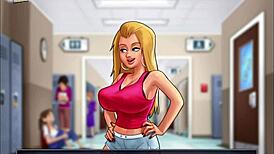 Summertime saga episode with big tits