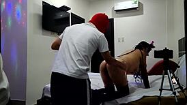 she teases stepson into wild massage! 😘