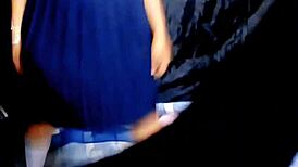 hot neighbor spied through window with hidden camera