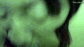 bathroom blowjob leads to swallow and cumshot with dr terra del rio