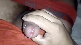 Chubby girl feels intense desire for big dick during solo masturbation