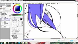 Drawing Hentai Art of Hinata Hyuuga from Naruto Shippuden