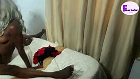 Amateur lovers demonstrate excellent sex positions with big black cock