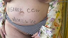 Oops! Milf's Cheating Belly Reveals Unexpected Pregnancy from Unknown Cuckold