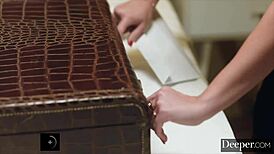 Khloe Kapri Deepthroats Massive Cock Bent Over