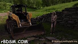 magical blonde girlie enjoys bdsm toys