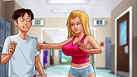 Summertime saga episode with big tits